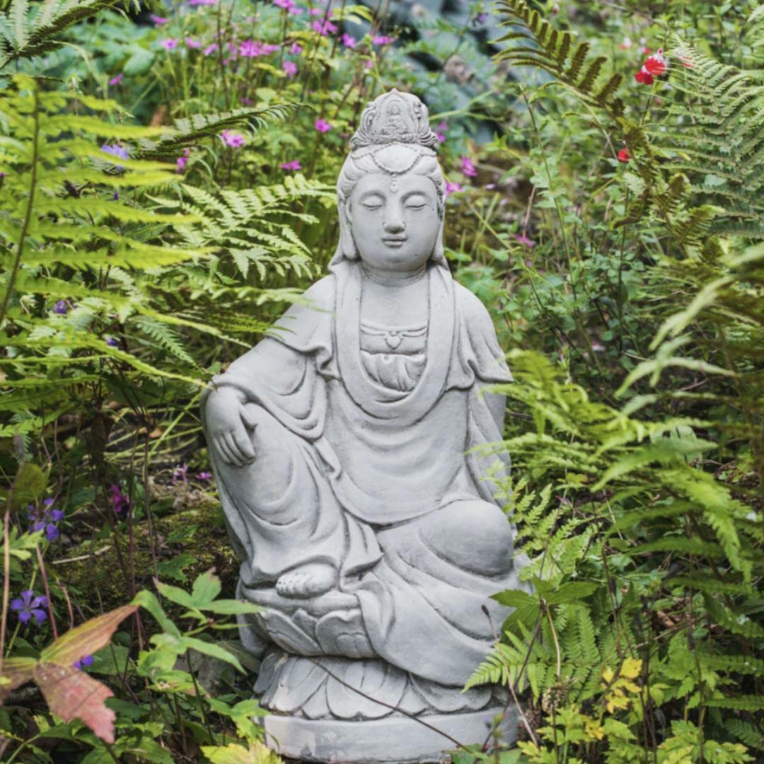 Traditional Kuan Yin (Guan Yin) Buddha Statue from B&Q