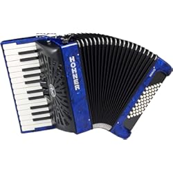Acordeon Versalles ACORDEONES PIANO. HOHNER Acordeon de piano cromatico BRAVO II 48 AZUL A16542 SILENTKEY