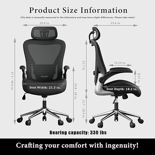 Miniatura 2 de Silla ergonómica de oficina en casa para hombre y mujer, asiento curvado de cuero grueso de alta calidad con respaldo de malla transpirable,