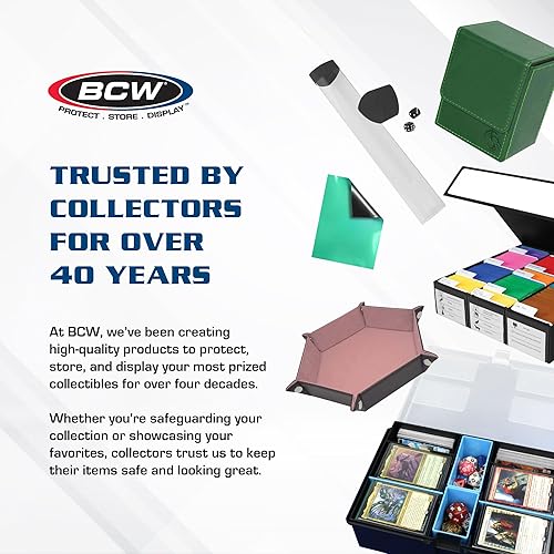 Miniatura 7 de BCW Deck Guard - Fundas para tarjetas de color naranja mate dobles | Sin ácidos, seguras para archivos, sin PVC | Acabado mate antirreflejos | Se