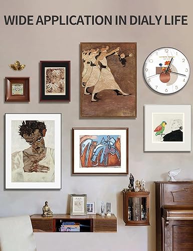 Miniatura 7 de Paquete de 60 Colgadores de Cuadros con Dientes de Sierra  Kit de Colgado de Pared Pequeño y Resistente, 2 Tamaños para Marcos de Fotos, Arte,