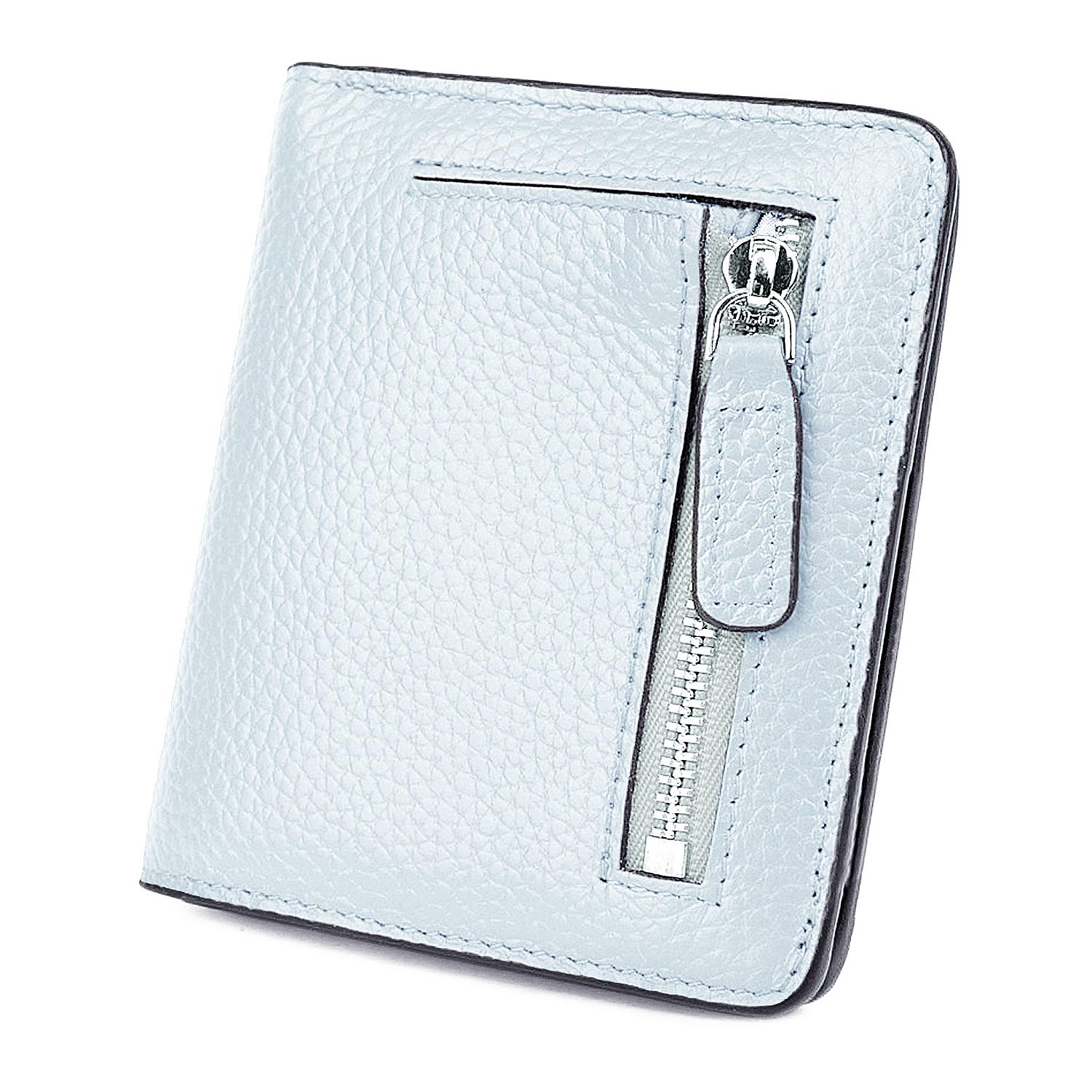 AINIMOER Small Leather Wallet for Women, Ladies Credit Card Holder RFID Blocking Women's Mini Bifold Pocket Purse