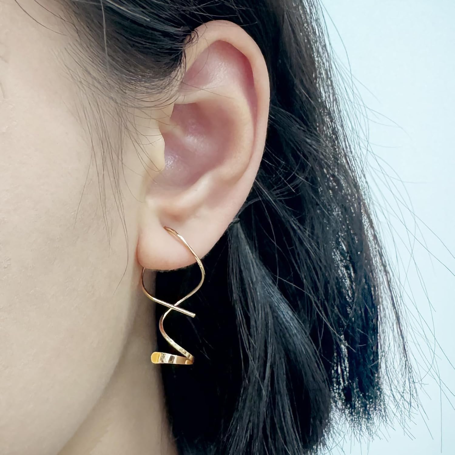 Short Spiral Earrings - Image 4