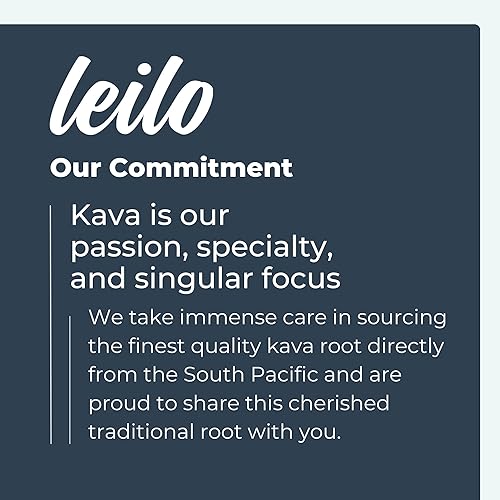 Miniatura 7 de LEILO Cápsulas de raíz de kava | 500 mg de extracto noble/porción para apoyar el estrés y promover la relajación | (60 cápsulas veganas)