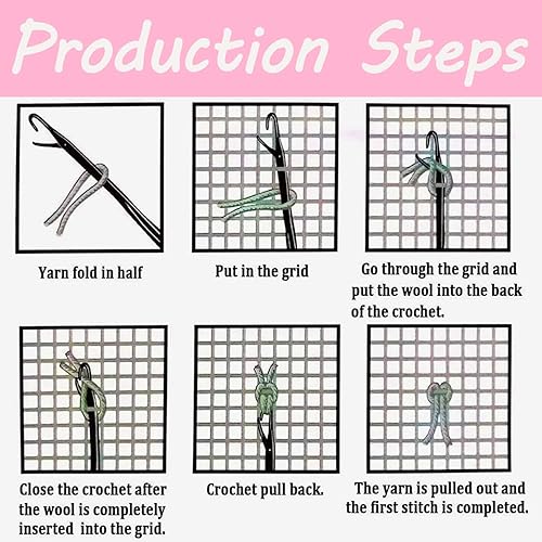 Miniatura 8 de Kits de ganchos de pestillo para adultos, alfombras preimpresas para manualidades, decoración del hogar, festival, regalo (23.6 x 15.8 pulgadas,