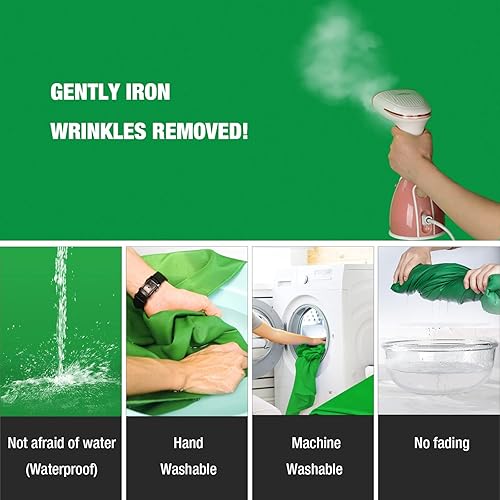 Miniatura 5 de Telón de fondo para fotografía de 5 x 10 pies, color negro, tela de alta densidad para sesión de fotos, fondo de estudio fotográfico no reflectante