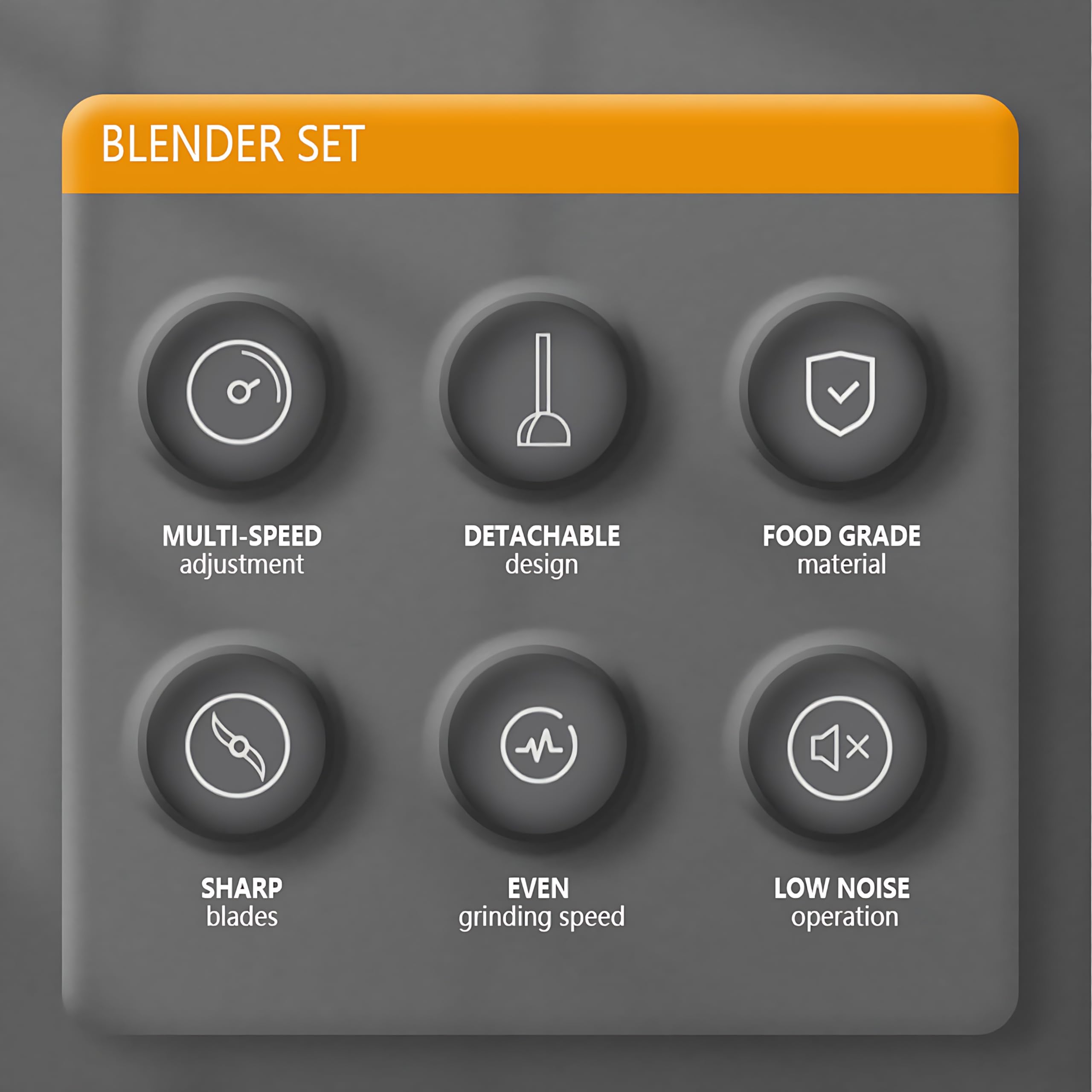 Blender ręczny 2000 W, blender kielichowy 4 w 1, zakrzywione 4 ostrza ze stali nierdzewnej, duże pokrętło sterujące z 2 prędkościami i ubijaczką do jajek, kubek do miksowania 700 ml