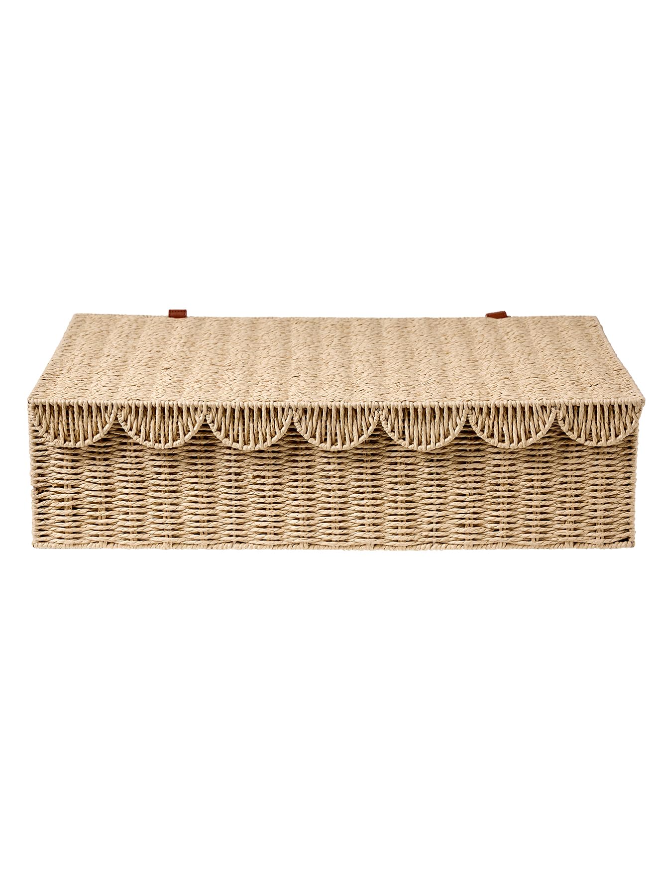 VERTBAUDET Panier De Rangement Dessous De Lit beige TU