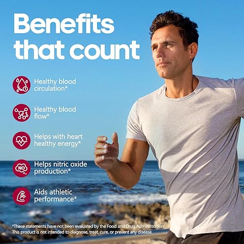 Miniatura 2 de Rasav Cápsulas de raíz de remolacha 1300 mg de polvo de raíz de remolacha ayuda a apoyar la producción de óxido nítrico, flujo sanguíneo,