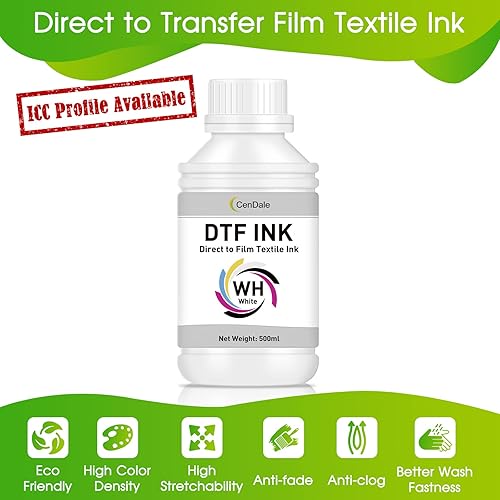 Miniatura 8 de Tinta DTF prémium de 101.4 fl oz - Tinta de transferencia DTF para película de PET, tinta DTF de repuesto para Epson ET-8550, L1800, L800, XP15000,