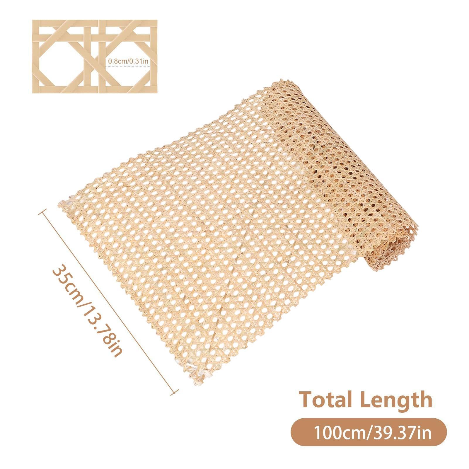 Rotolo Di Rattan Naturale 40x100 Cm - Per Fai Da Te Mobili E Decorazioni