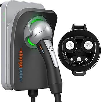 ChargePoint HomeFlex Level 2 EV Charger, Hardwired NACS Charging Station – Tesla Compatible, Fast Charge Solution for Electric Vehicles