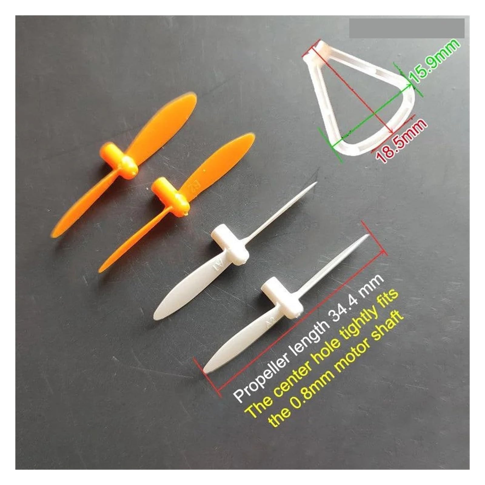4/8 Uds Accesorios Hélices Protectores Anillos Protectores R/C Piezas De Repuesto Micro Avión Quadcopter For H702 RC Drone Juguete De Control Remoto(1Set)