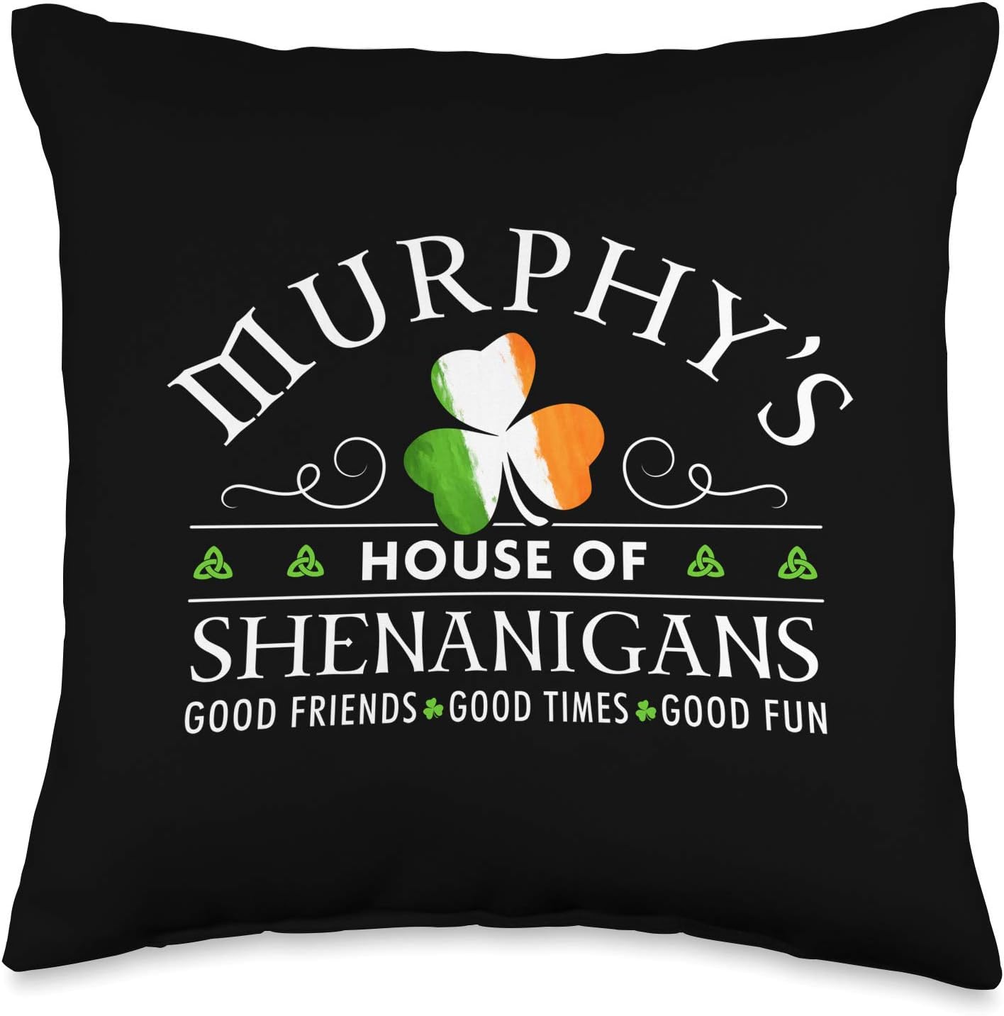 Murphy Irish Family Name Gift Personalized Irish Home Decor Throw Pillow
