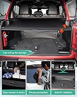 Vista 96 de Powerty Cubierta de Carga para Accesorios Kia Sportage 2023-2025 2026, Textura de Lona Cubierta Retráctil para Maletero Trasero de Carga de Equipaje