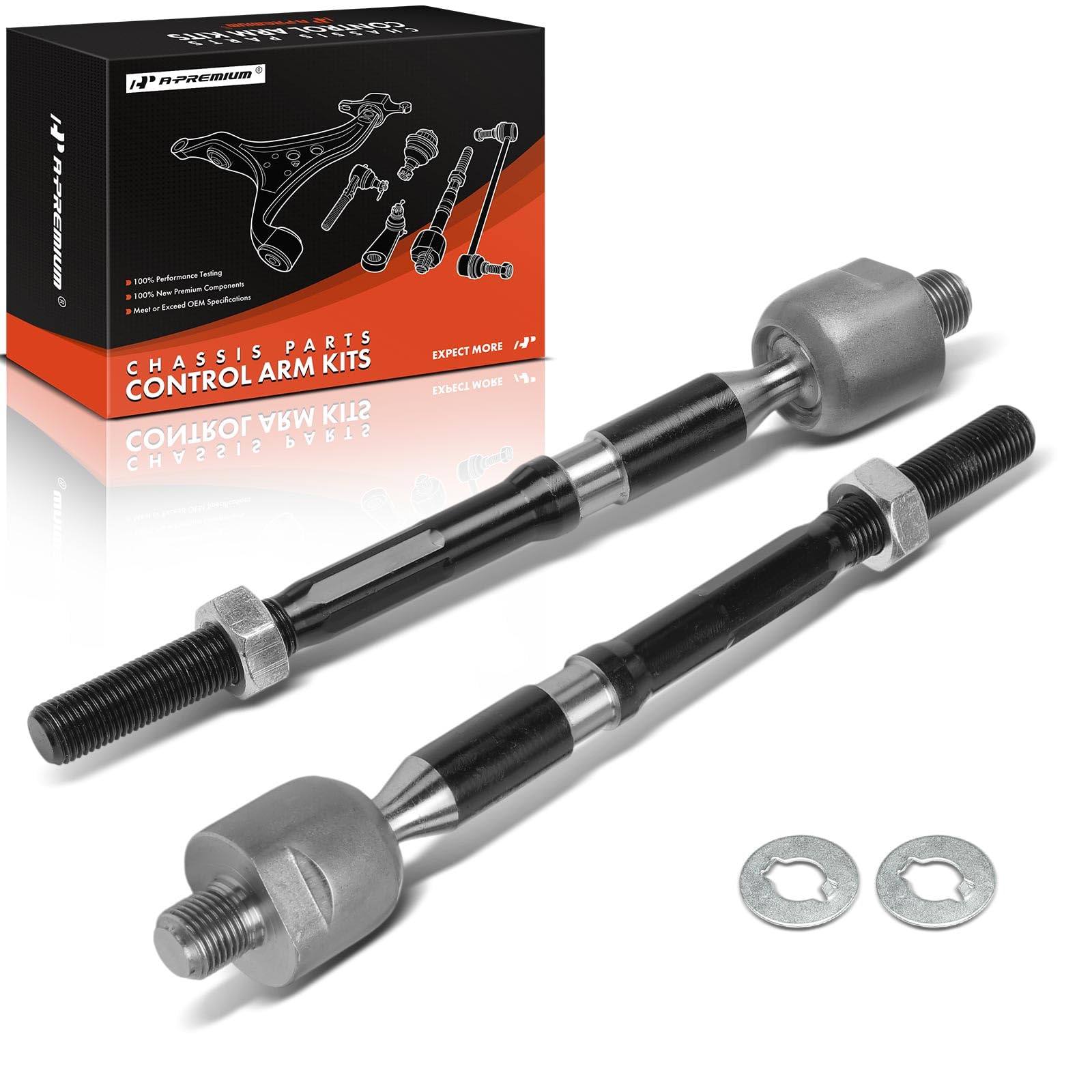 Amazon.com: A-Premium Front Inner Tie Rod End Fix Uneven Tire Wear