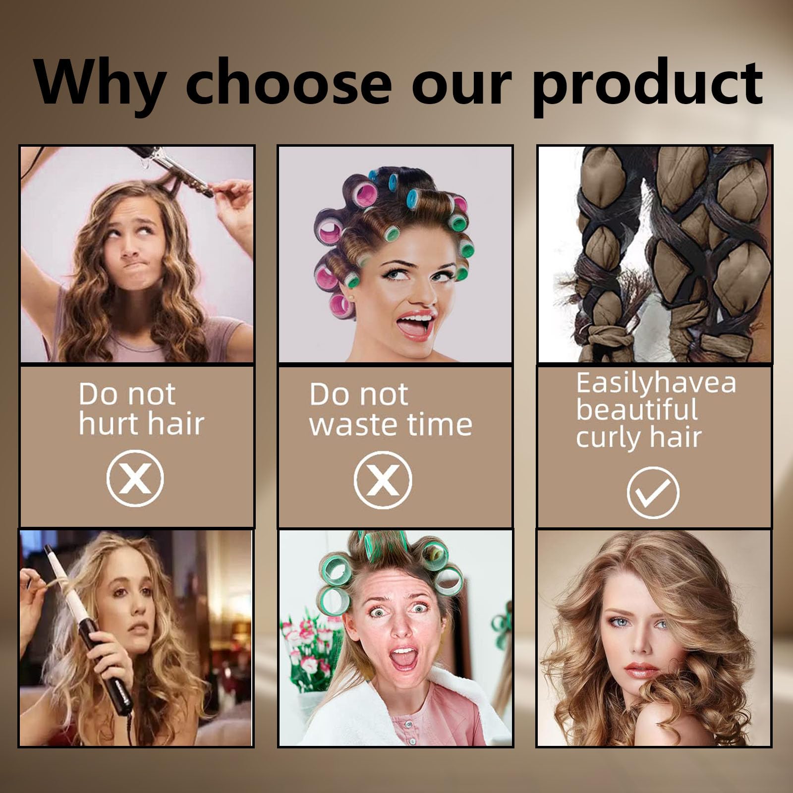Heatless Curlers, Heatless Hair Curler, Heatless Curlers Short Hair, Heatless Curls, Heatless Curls - Image 4