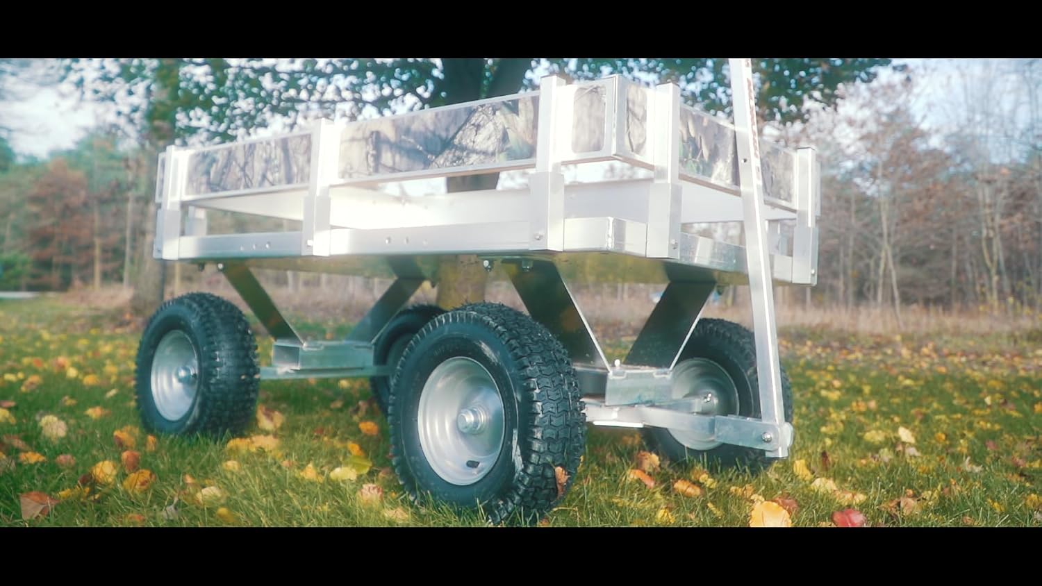Country Kahuna All Terrain Wagon-Solid Aluminum Construction, Large Turf Tires, Clevis, Made in The USA!