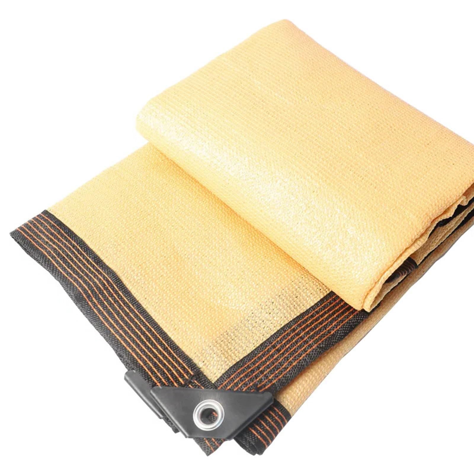 GLDYTVF Sun Shade Cloth 5x5m with Upgraded Grommets UV Resistant Shade Net for Plants Outdoor Sun Shades for Balcony Patio and Courtyard