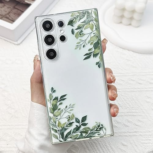 Miniatura 71 de para Funda de Samsung Galaxy S23, Funda Floral de Flores Lindas con Patrón de Lavanda Transparente y Estética para Mujeres y Niñas, Funda Lavanda