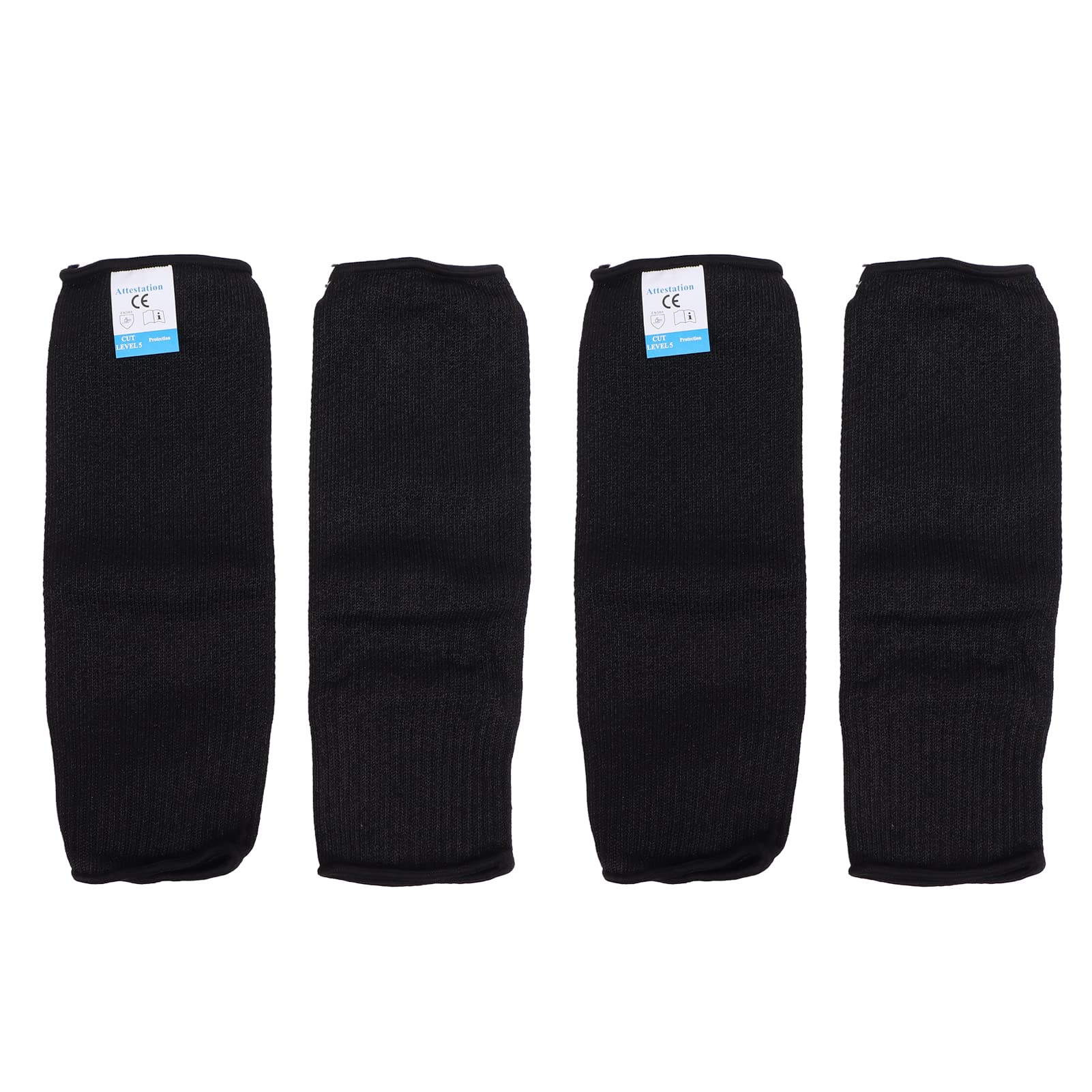 ANGGREK Cut Resistant Sleeves,4pcs Cut Resistant Sleeves Protective Arm Bite Proof Guards Sleeves Protectors for Black