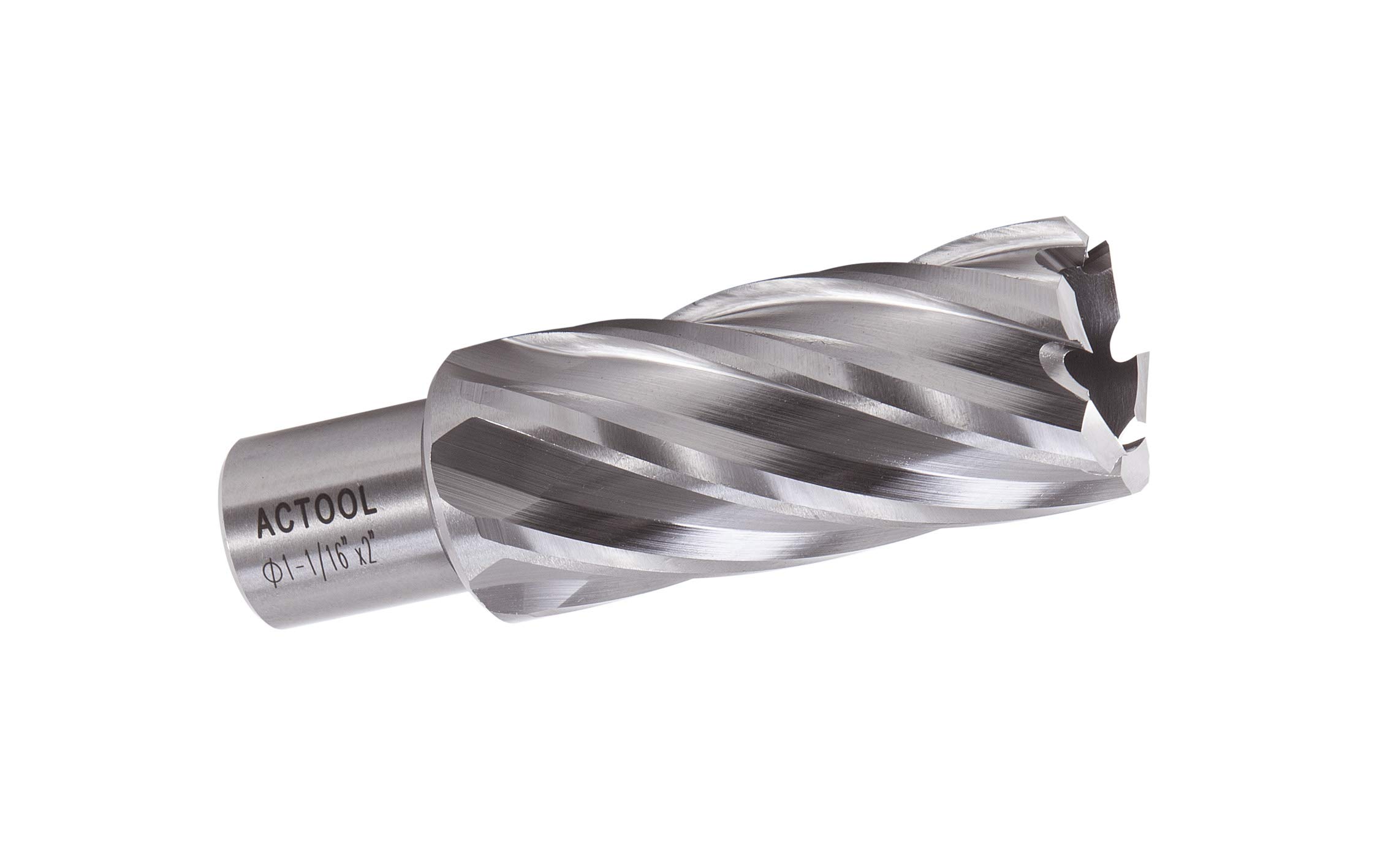 ACTOOL 1-1/16" Diameter × 2" Depth of Cut HSS ANNULAR Cutter with 3/4'' Weldon Shank