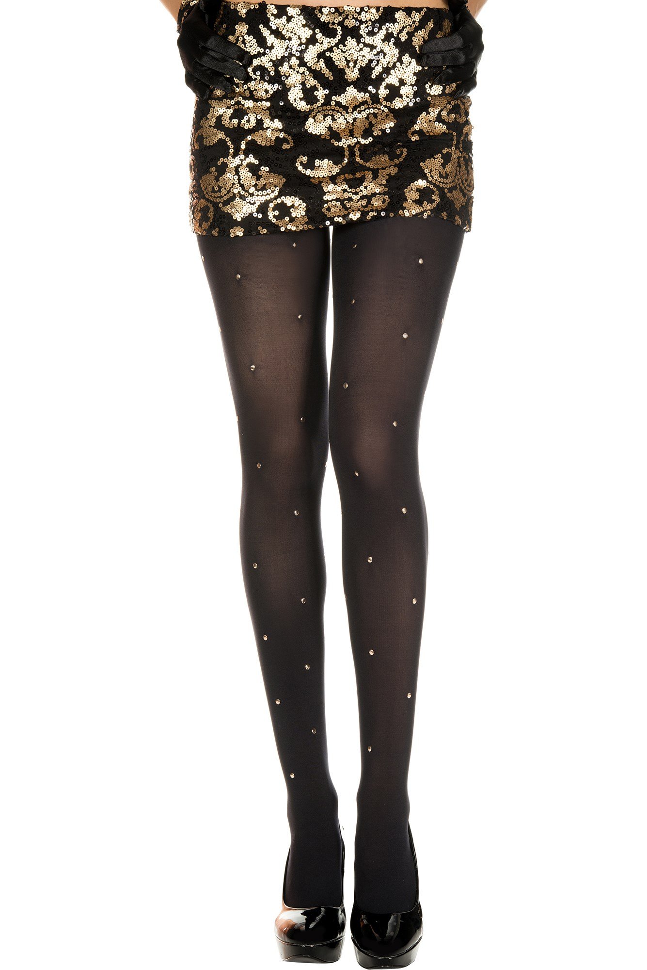 Music Legs Collant semi opaque - MH37011BLK - TU - OS