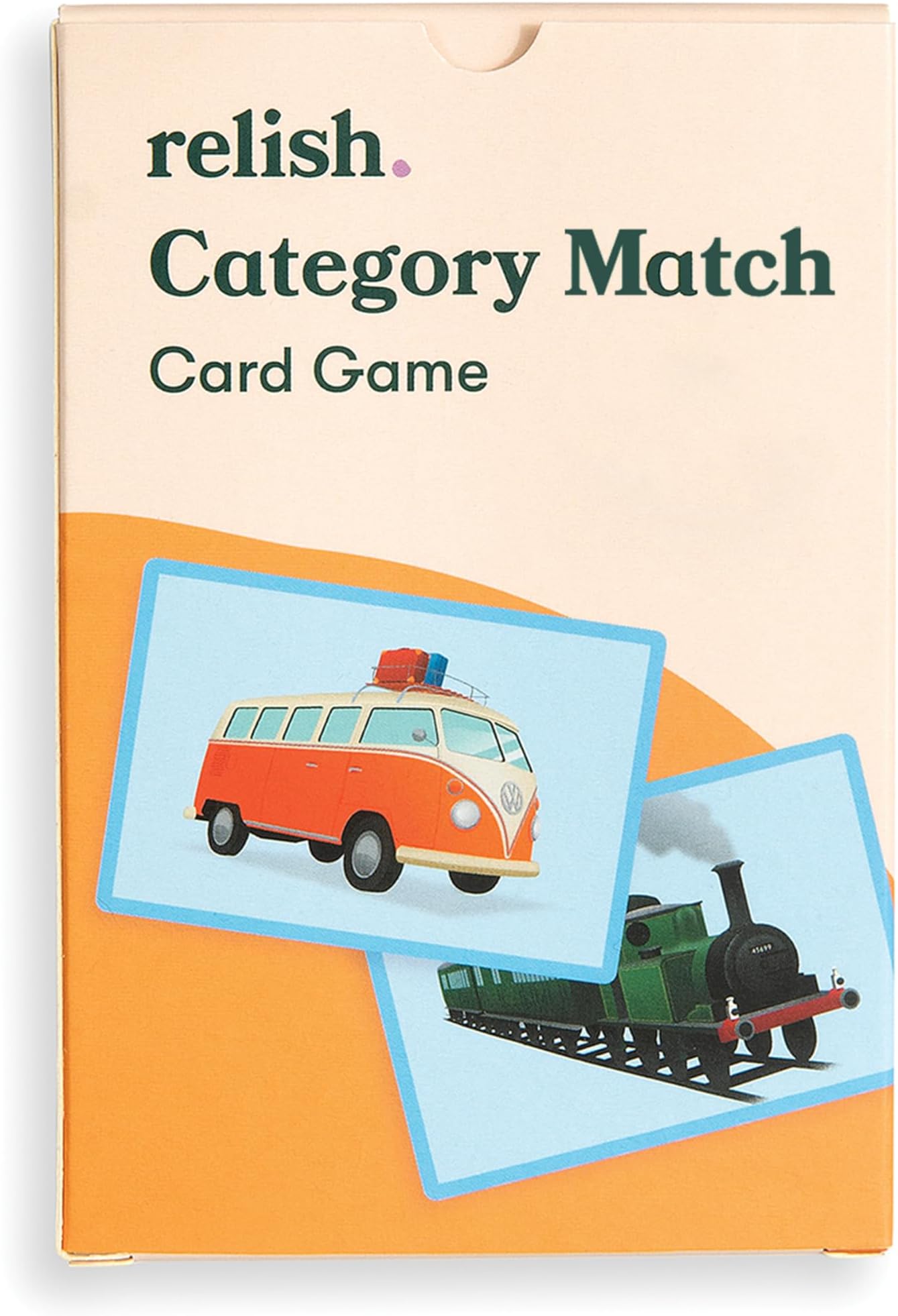 Relish - Category Snap Matching Card Game, Large Images - Alzheimer's & Dementia Activities, Toys for Elderly/Seniors, 3-in-1 Game