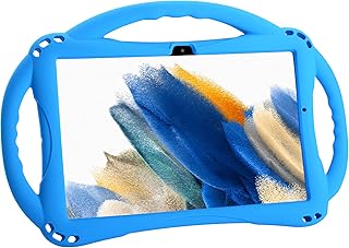 Kids Case for Samsung Galaxy Tab A8 10.5 Inch 2022(SM-X200/X205/X207),Adocham Galaxy Tab A8 Case with Durable Shockproof Child Protective Cover Built-in Stand Handle for Galaxy Tab A8 10.5 Inch-Blue