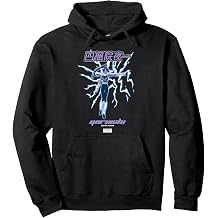 Bleach Yoruichi Y2K Lightning Portrait with Kanji Anime Pullover Hoodie