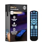 GE Backlit Universal Remote Control for Samsung&comma; Vizio&comma; LG&comma; Sony&comma; Sharp&comma; Roku&comma; Apple TV&comma; RCA&comma; Panasonic&comma; Smart TV&comma; Streaming Players&comma; Blu-Ray&comma; DVD&comma; 4-Device&comma; Black&comma; 40081 Black&comma; Backlit