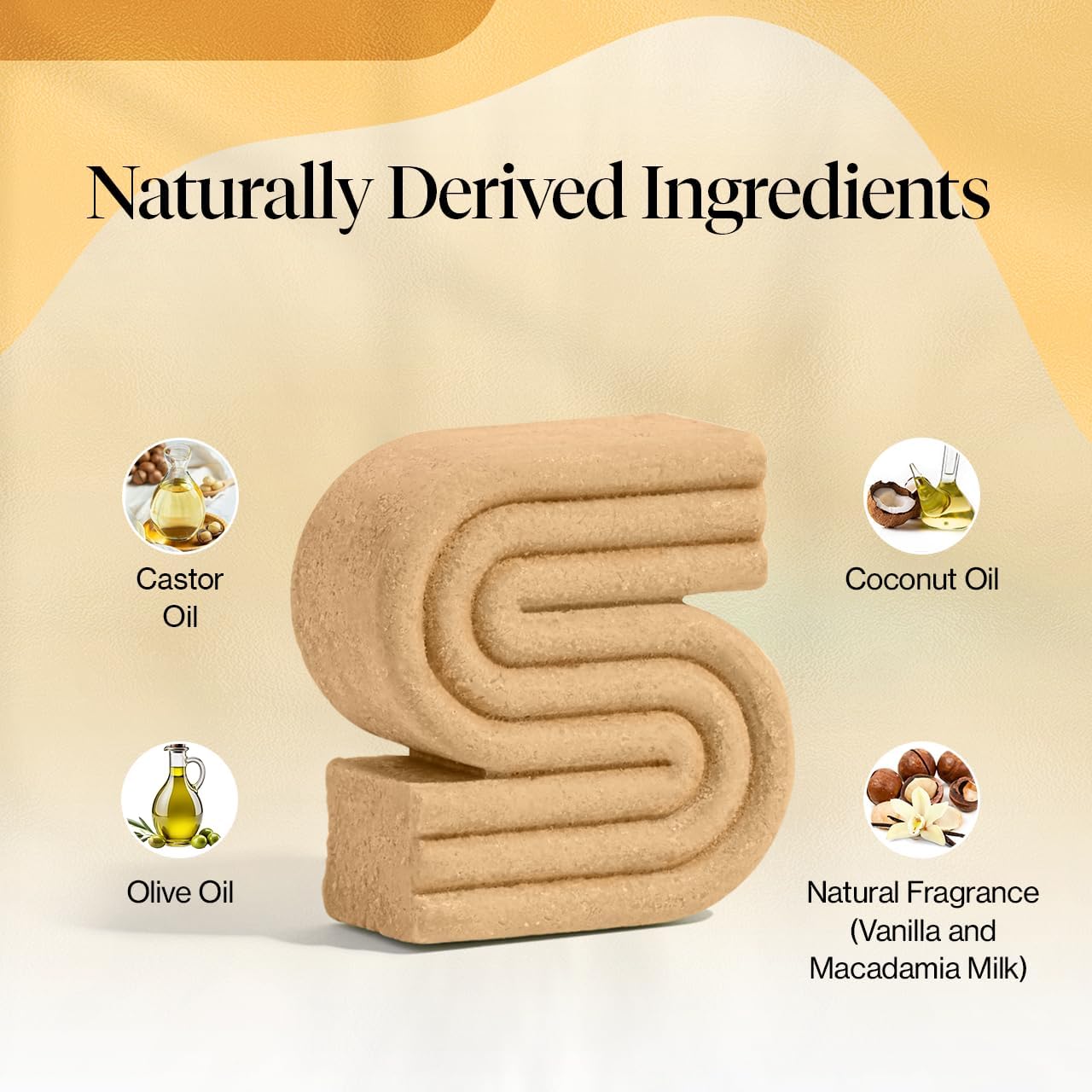 Kitsch Coconut Oil Shampoo Bar - Hydrate & Soften Dry Damaged Hair - Deep Moisturizing Curly Hair Shampoo - Safe Shampoo for Color Treated Hair - Silicone, Paraben & Sulfate Free - 3.2 oz - Image 3