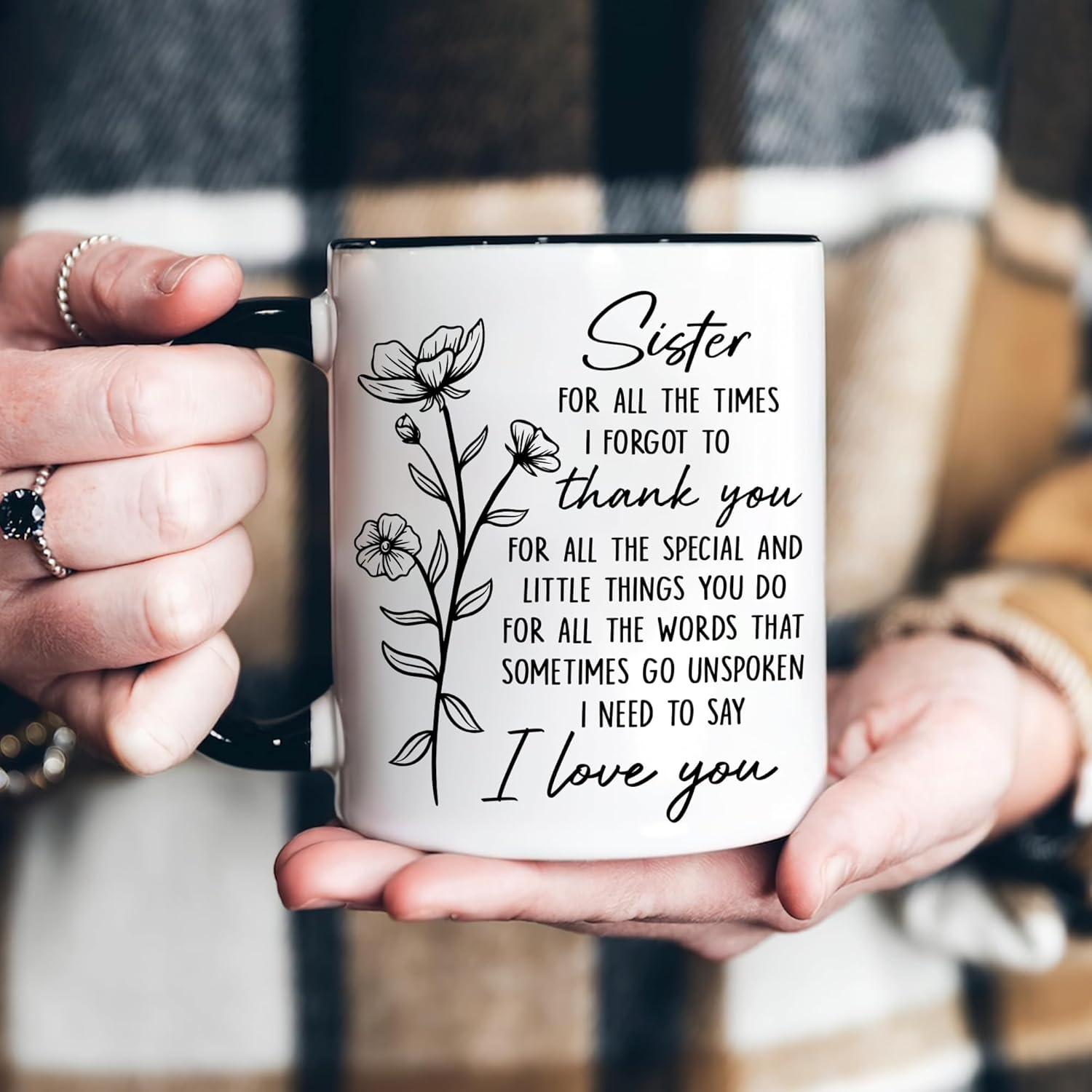 Hyturtle Sister Coffee Mug 11 oz – Sisters Cup Gifts From Sister For Birthday, Mother's Day, or Christmas - Thoughtful Present For Your Beloved Sibling - Image 5