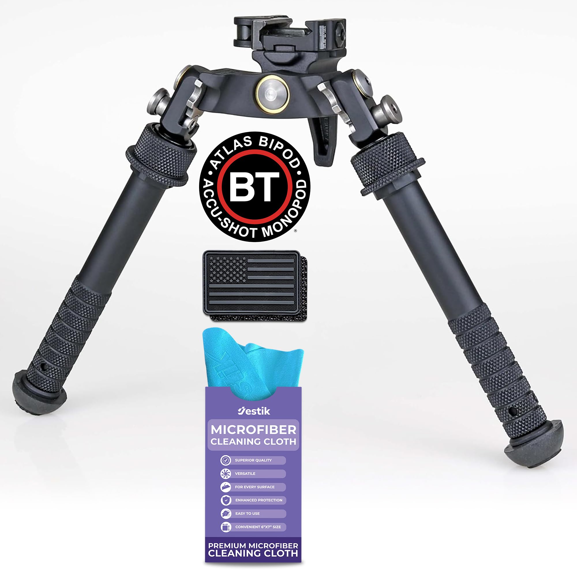 Amazon.com : Atlas Bipod BT65-LW17 Cal with ADM 170-S Lever Plus