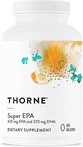 Miniatura 9 de Thorne Super EPA - Suplemento de ácidos grasos omega-3 EPA 425 mg y DHA 270 mg - Apoya el corazón el cerebro el cardiovascular las articulaciones y