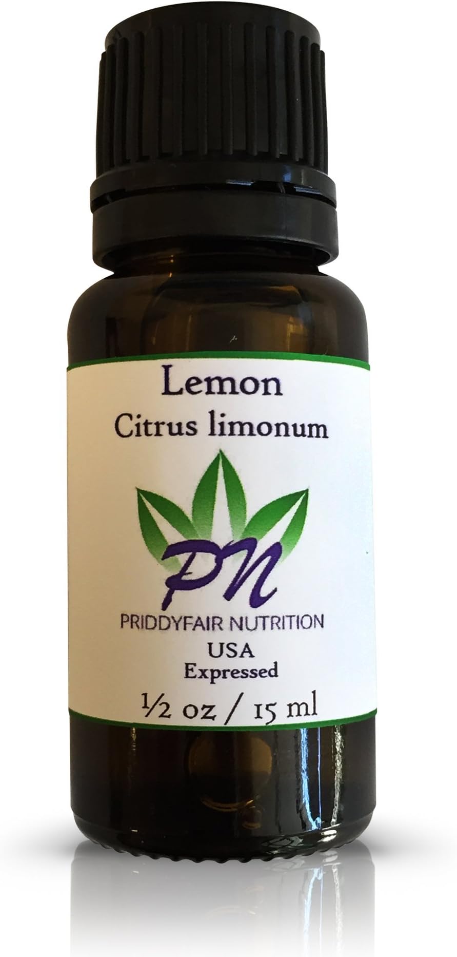 Priddyfair Nutrition Lemon Essential Oil 15ml 100% Pure Potent Premium Quality Therapeutic and food Grade. Used for Skin, Hair, Cleaning, Laundry Etc.
