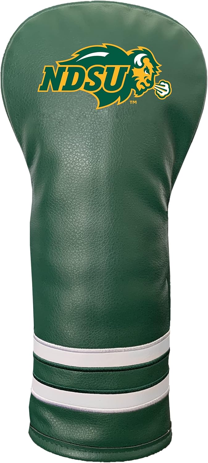 Team Golf NCAA North Dakota ST Vintage Fairway Headcover (Color) - Printed Team Golf NCAA Vintage Fairway Headcover (Printed), Fits All Fairway, Hybrid and Utility Clubs
