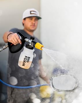 XPEL Big Foam Premium Foam Cannon - Eco-Friendly Efficient Car Detailing - Safe for Paint, Wax, Clear Coat, and Ceramic Coatings, Compatible with XPEL Foam Soap