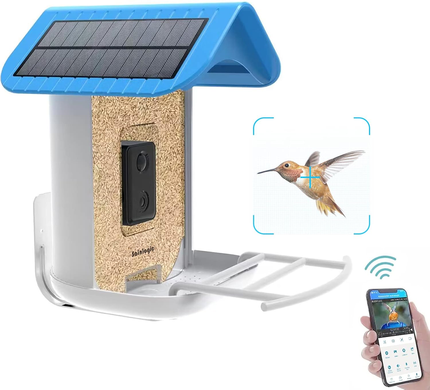 【Free AI】Sainlogic Smart Bird Feeder with Camera, Bird