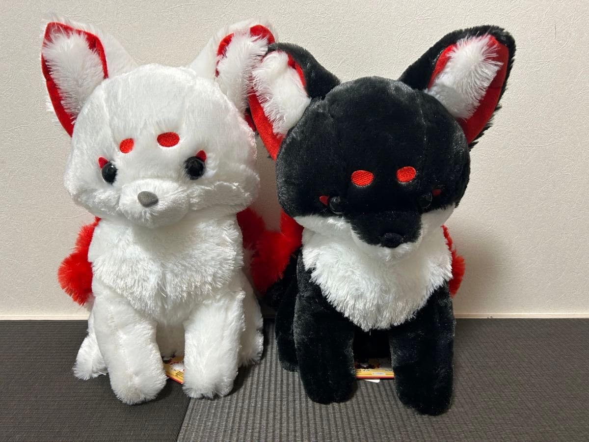 Amazon.co.jp: 九尾ちょコンとキツネぬいぐるみおこげういろう2種