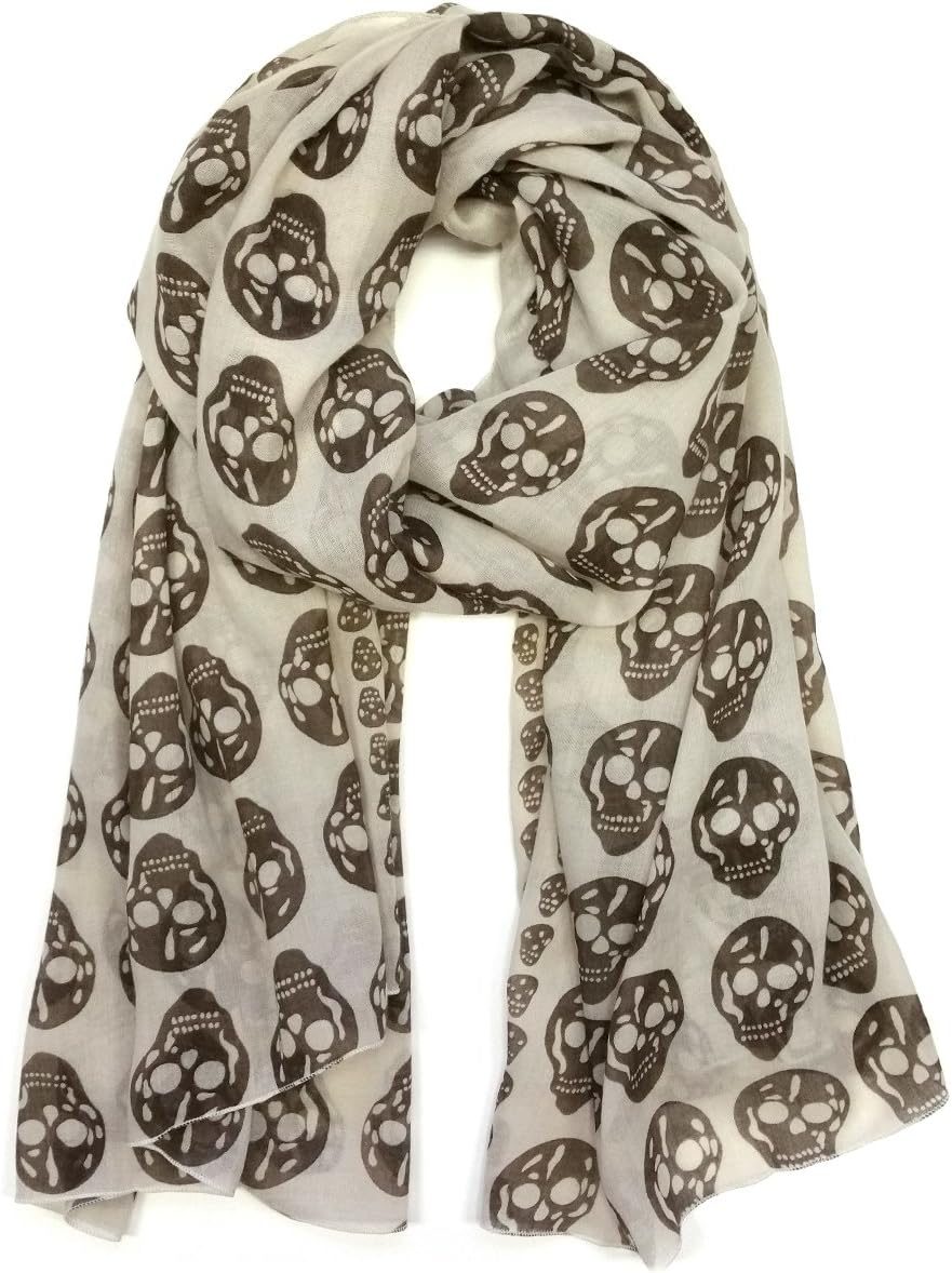 Styleinch Skull Print Shawl Scarf