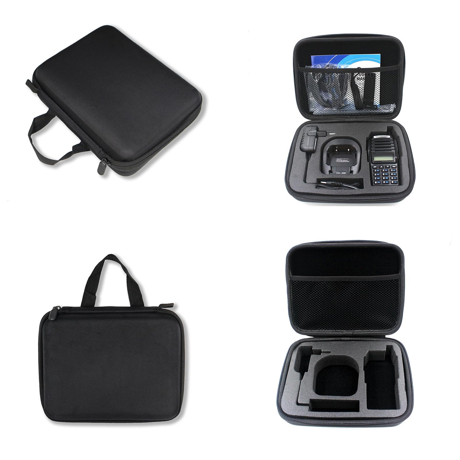 Aurgiarme Radio Carrying Case Travel Carrying Bag Storage Solution Protective Lightweight Organizers Suitable for UV82