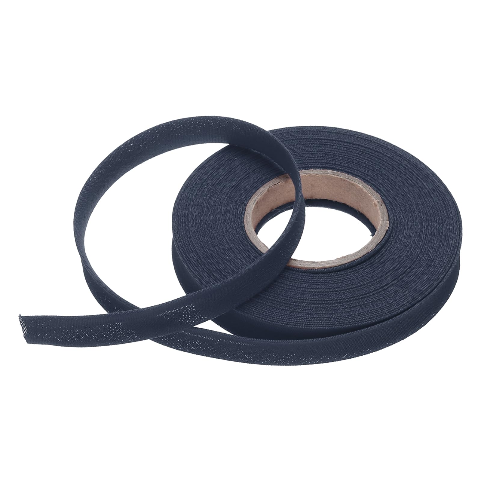 sourcing map 1/2 Inch Single Fold Bias Tape Polyester Continuous Bulk Bias Tape for Sewing,Seaming Quilting Hemming Binding Crafts (Navy Blue 10 Yards)