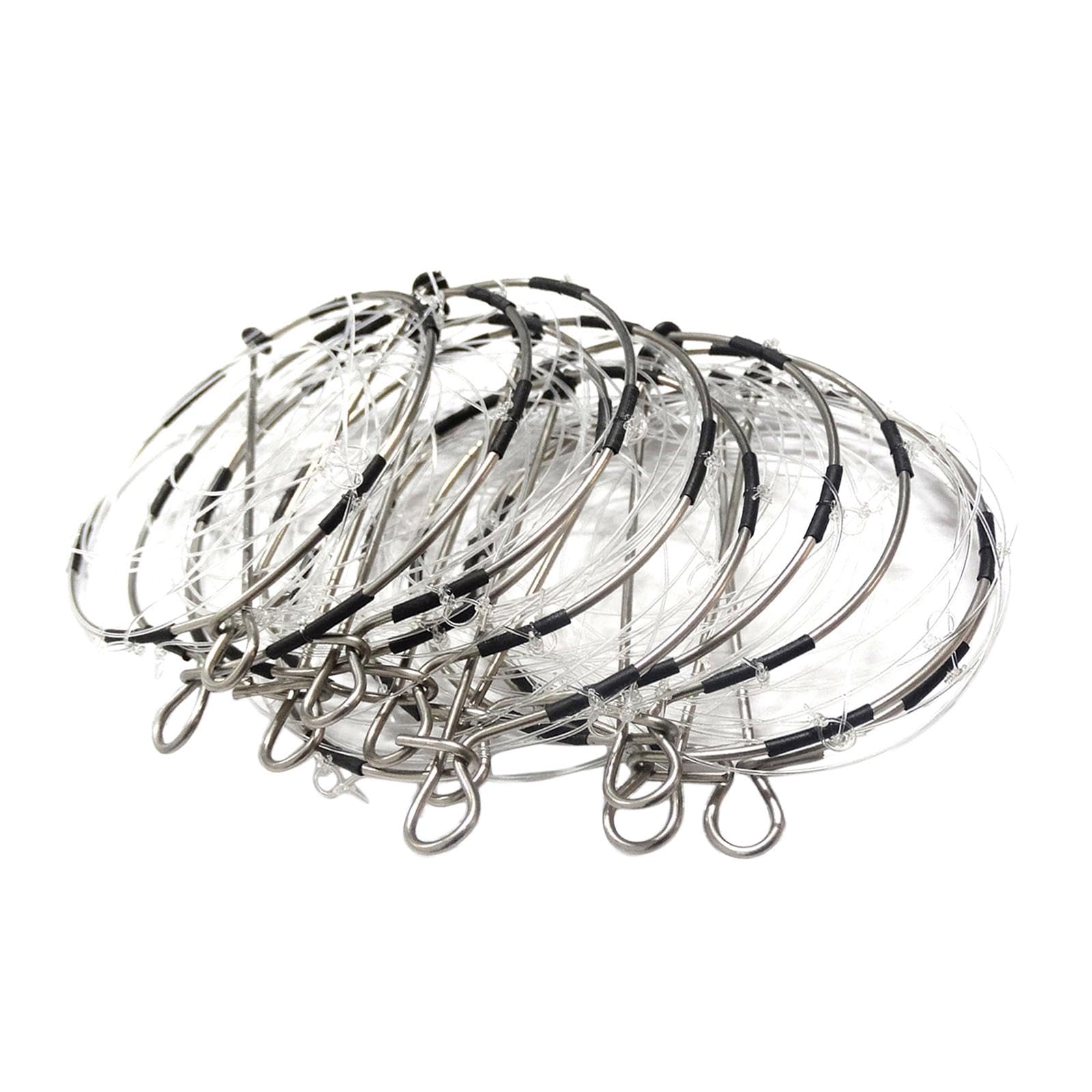 10Pcs Crab Cast Trap Portable Fishing Bait Trap for Prawn Crab Muddy Beaches-image-18