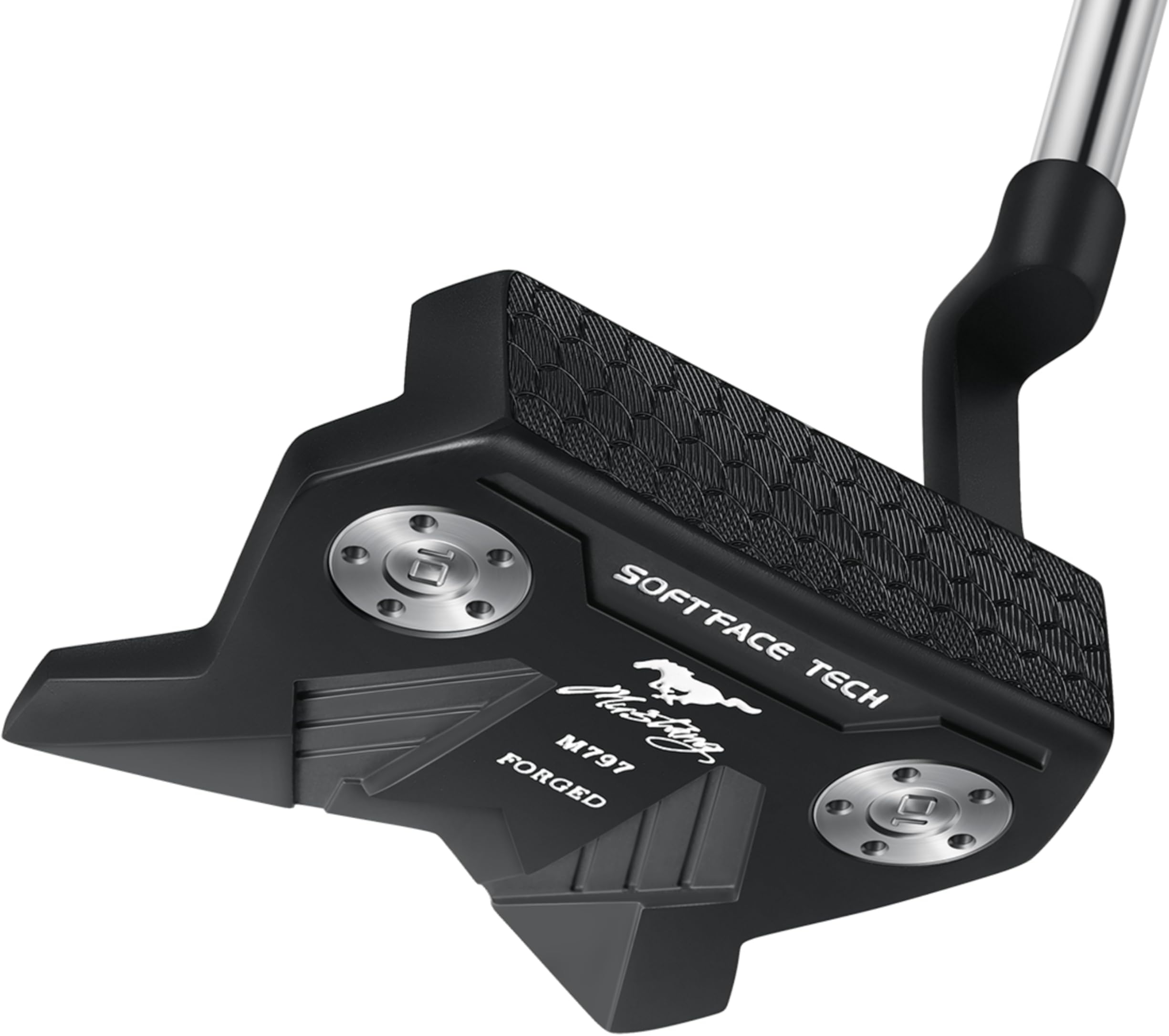 PGF Mustang Forged Blade & Mallet Plumberโs Neck Putter Crafted with Precision