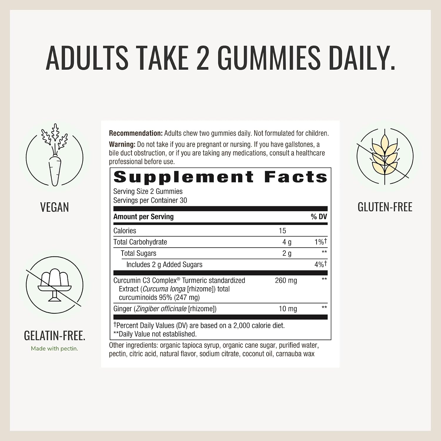 Nature’s Way Turmeric Ginger Gummies, Protect Against Free Radicals*, Support Antioxidant Pathways*