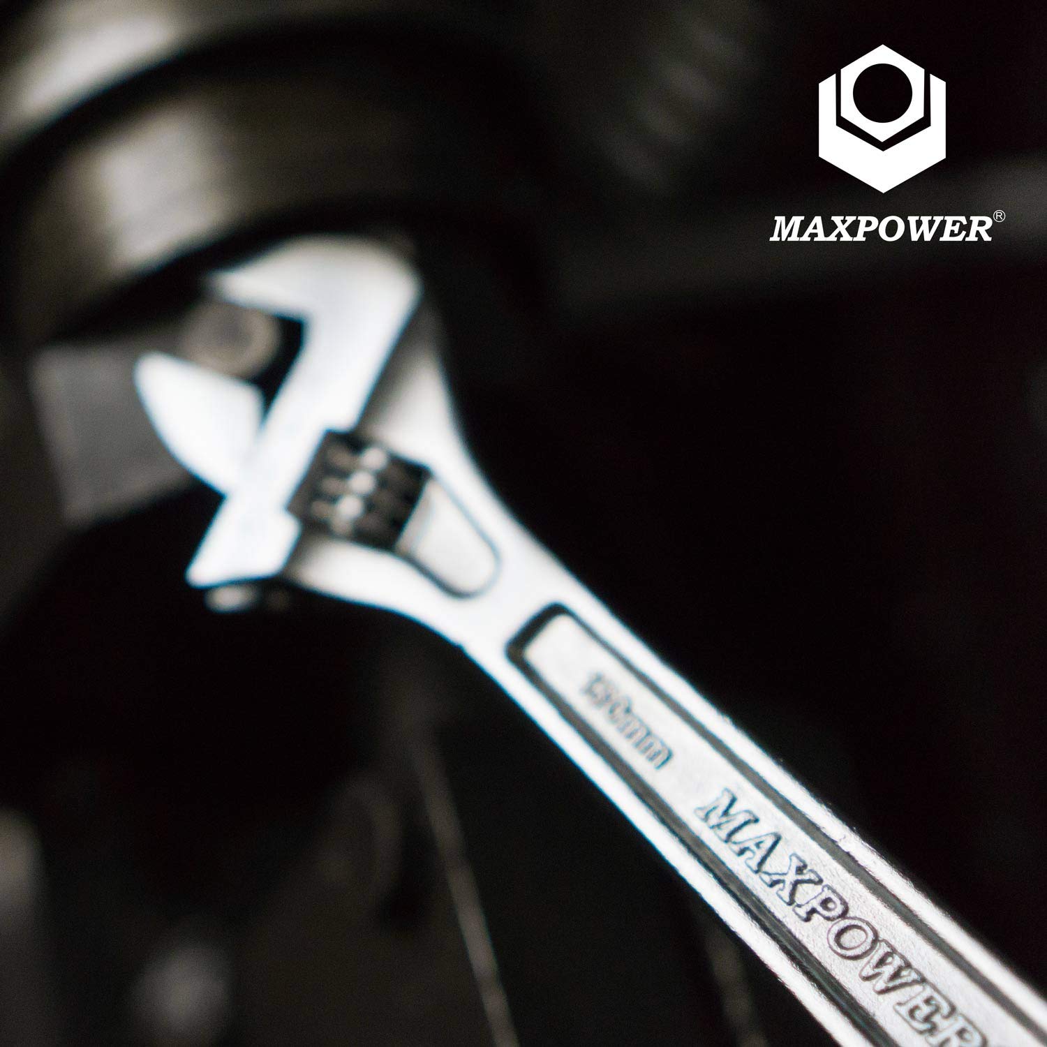 Amazon | MAXPOWER 4本の頑丈な調節可能なレンチセット - 工業用