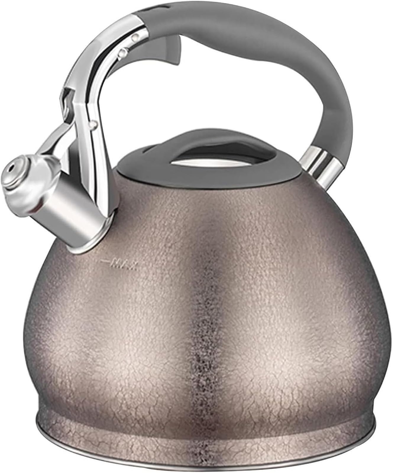 Stainless Steel Whistling Tea Kettle - Durable Stovetop Teapot with Anti-Heat Handle for Boiling Water, Coffee, or Milk, Perfect for Everyday Use