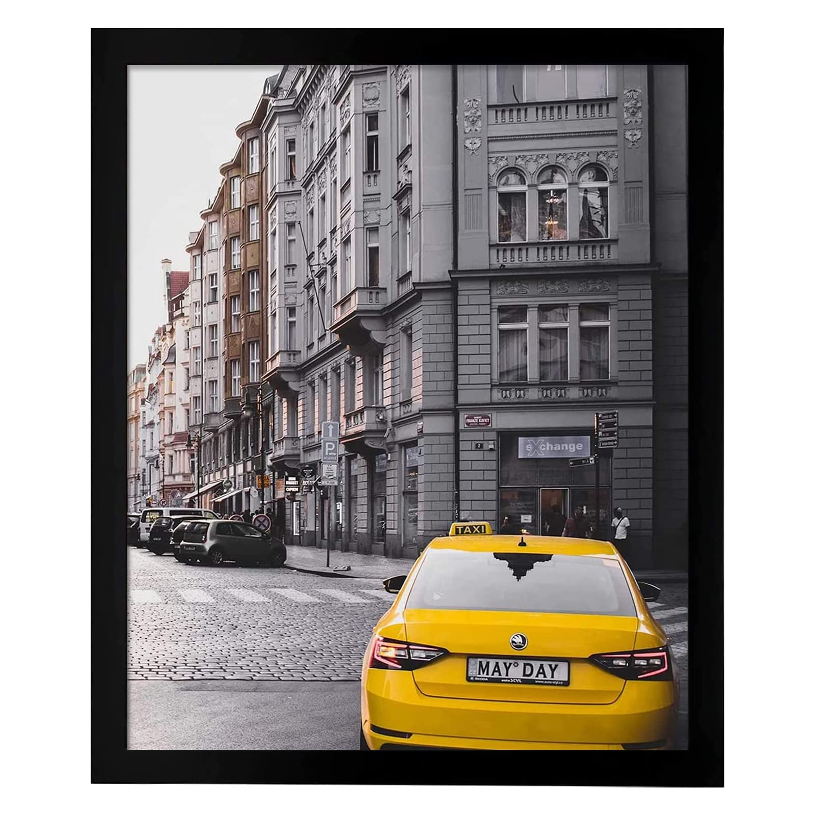 Golden State Art 20x24 Black Wood Picture Frame