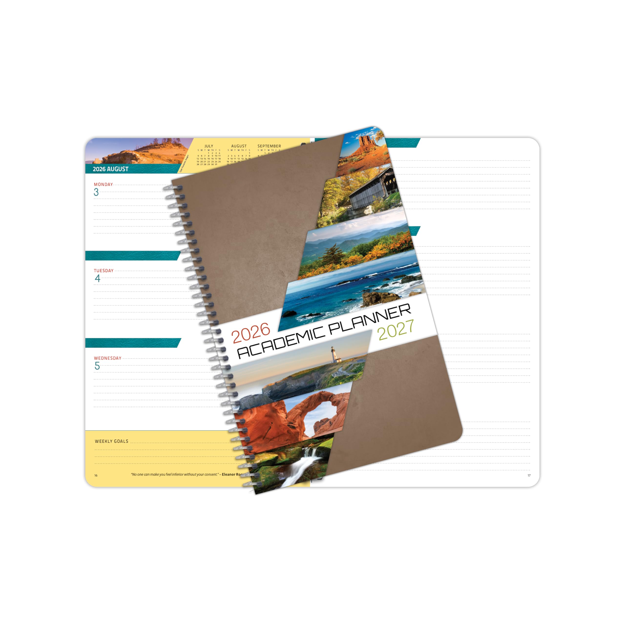 Schulplaner 2026-2027 College, Campus, klein, 14 x 21,6 cm